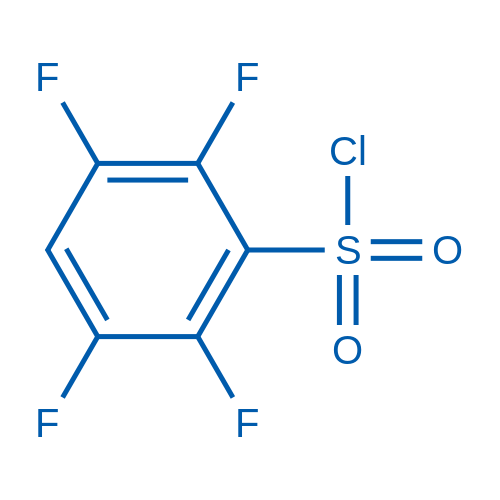 2,3,5,6-Tetrafluorobenzenesulfonyl chloride Structure