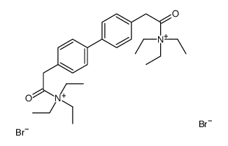 4,4'-Biphenylenebis(2-oxoethylene)bis(triethylammonium) dibromide结构式