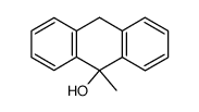 9-hydroxy-9-methyl-9,10-dihydroanthracene Structure