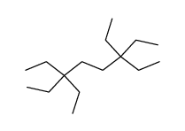 3,3,6,6-Tetraethyloctane Structure