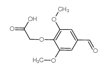 2-(4-formyl-2,6-dimethoxyphenoxy)acetic acid structure