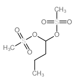 1-methylsulfonyloxybutyl methanesulfonate Structure