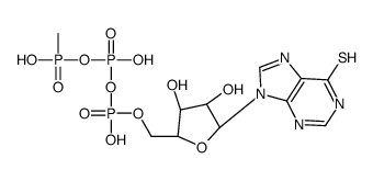 thioinosine 5'-(beta, gamma-methylene)triphosphate structure