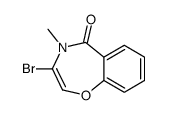 3-bromo-4-methyl-1,4-benzoxazepin-5-one结构式