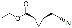 (1S,2S)-rel-2-(氰甲基)环丙烷-1-羧酸乙酯结构式