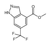 methyl 6-trifluoromethyl-1H-indazole-4-carboxylate Structure