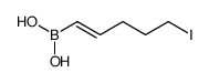 (E)-5-iodo-1-penten-1-yl boronic acid Structure