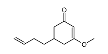 5-(but-3-enyl)-3-methoxycyclohex-2-enone Structure