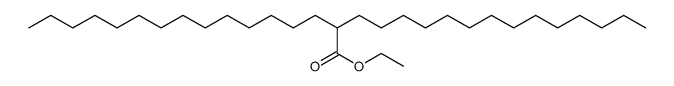 Hexadecanoic acid, 2-tetradecyl-, ethyl ester结构式