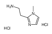 2-(1-Methyl-1H-imidazol-2-yl)ethanamine dihydrochloride结构式