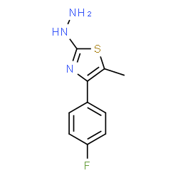 4-(4-FLUOROPHENYL)-5-METHYL-2(3H)-THIAZOLONE HYDRAZONE structure