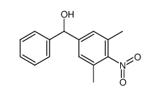 3,5-dimethyl-4-nitrobenzhydrol结构式