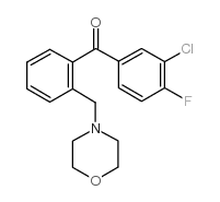 3'-CHLORO-4'-FLUORO-2-MORPHOLINOMETHYL BENZOPHENONE图片