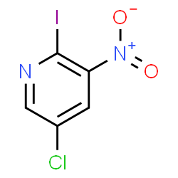 5-Chloro-2-iodo-3-nitropyridine Structure