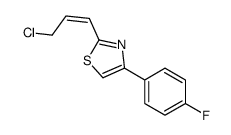 2-(3-chloroprop-1-enyl)-4-(4-fluorophenyl)-1,3-thiazole Structure