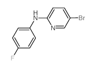 5-bromo-N-(4-fluorophenyl)pyridin-2-amine Structure