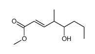 methyl 5-hydroxy-4-methyloct-2-enoate Structure