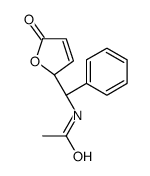 N-[(S)-[(2R)-5-oxo-2H-furan-2-yl]-phenylmethyl]acetamide Structure