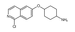 4-(1-chloroisoquinolin-6-yl)oxycyclohexan-1-amine Structure