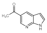 1-(1H-吡咯并[2,3-b]吡啶-5-基)-乙酮结构式