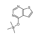 4-((trimethylsilyl)oxy)thieno[2,3-d]pyrimidine Structure