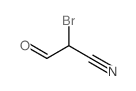 2-溴-3-氧代丙腈结构式