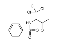 N-(1,1,1-trichloro-3-oxobutan-2-yl)benzenesulfonamide结构式