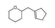 2-(cyclopent-1-en-1-ylmethyl)tetrahydro-2H-pyran Structure