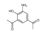 1-(5-Acetyl-3-amino-2-hydroxy-phenyl)-ethanone Structure