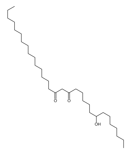 8-hydroxyhentriacontane-14,16-dione Structure