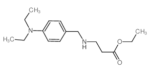 Ethyl 3-{[4-(diethylamino)benzyl]amino}propanoate结构式