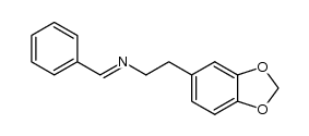 (2-benzo[1,3]dioxol-5-yl-ethyl)-benzyliden-amine Structure