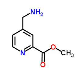 Methyl 4-(aminomethyl)-2-pyridinecarboxylate structure