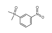 N,N-dimethyl-3-nitro-aniline-N-oxide结构式