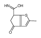 4H-Cyclopenta[b]thiophene-6-carboxamide,5,6-dihydro-2-methyl-4-oxo- structure