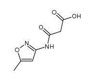 N-(5-Methylisoxazol-3-yl)malonamic acid Structure