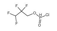 chloro-(1,1,3-trihydrotetrafluoropropyl)phosphite结构式