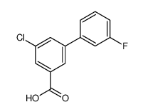 3-chloro-5-(3-fluorophenyl)benzoic acid结构式