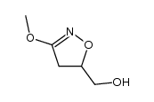 (RS)-3-methoxy-5-(hydroxymethyl)-Δ2-isoxazoline Structure