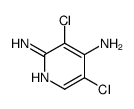 3,5-dichloropyridine-2,4-diamine Structure