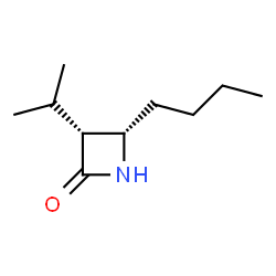 2-Azetidinone,4-butyl-3-(1-methylethyl)-,cis-(9CI)结构式