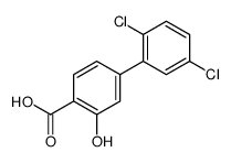 4-(2,5-dichlorophenyl)-2-hydroxybenzoic acid结构式