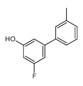 3-fluoro-5-(3-methylphenyl)phenol Structure