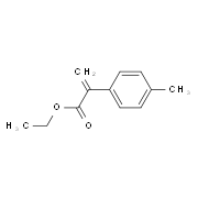 对甲苯基丙烯酸乙酯结构式