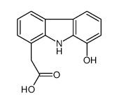 2-(8-hydroxy-9H-carbazol-1-yl)acetic acid结构式