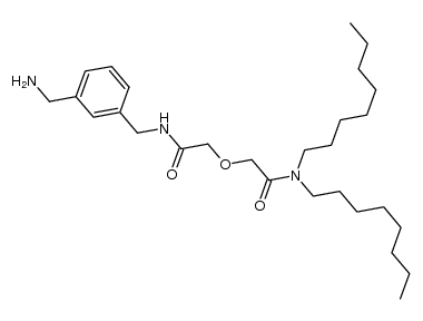 2-{2-[3-(aminomethyl)benzylamino]-2-oxoethoxy}-N,N-dioctylethanamide结构式