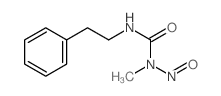 1-methyl-1-nitroso-3-phenethyl-urea Structure