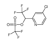 1-(4-chloropyridin-2-yl)-2,2,2-trifluoroethyl trifluoromethanesulfonate structure