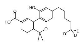 (+/-)-11-nor-9-carboxy-delta9-thc-d3 Structure