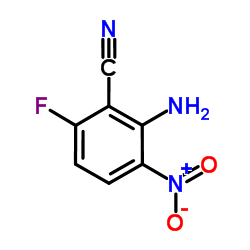 2-Amino-6-fluoro-3-nitrobenzonitrile picture